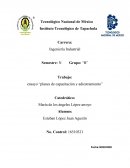 Trabajo: “planes de capacitación y adiestramiento”