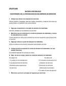 CUESTIONARIO DE LA CONTABILIDAD EN UNA EMPRESA DE SERVICIOS