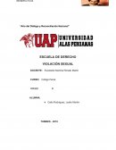 VIOLACIÓN SEXUAL