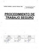 PROCEDIMIENTO DE TRABAJO SEGURO