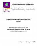Administracion de pasivos corrientes