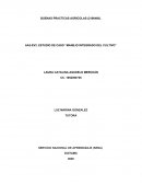 ESTUDIO DE CASO “MANEJO INTEGRADO DEL CULTIVO”