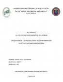 LA VELOCIDAD INDEPENDIENTE DE LA MASA