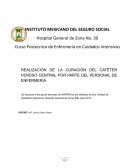 Investigacion cateter central