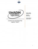 Evidencia de aprendizaje Plan logístico. Parte