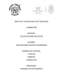 Consultas SQL. Página 1