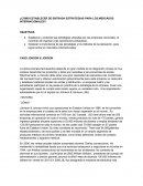 Como establecer de entrada estrategias para los mercados internacionales?