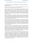 Analisis de la secuencia didactica