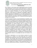 LA CULTURA COMO ESTRATEGIA COMPETITIVA: RETO ORGANIZACIONAL