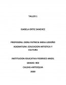 EDUCACION ARTISTICA Y CULTURA