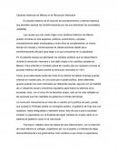 Cambios históricos de México en la revolución mexicana