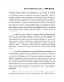 ANALISIS DE ELECTROLITOS