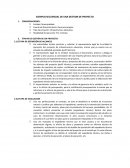 EJEMPLO SECUENCIAL DE UNA GESTION DE PROYECTO