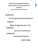 Matriz de fuego final (End - Fire)