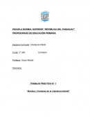 TRABAJO PRÁCTICO N° 1 “Bordes y fronteras de la Literatura Infantil”