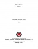 ETICA PROFESIONAL TALLER N° 1