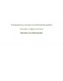 Transparencia y Acceso a la información publica “Actividad 7, Diagrama de Flujo”