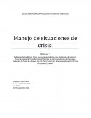 Manejo de situaciones de crisis