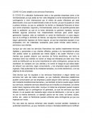 COVID-19 Como desafío a los servicios financieros