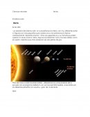 Ciencias naturales . El sistema solar