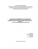 ESTRATEGIAS DE ENSEÑANZAS Y SU RELACIÓN CON EL DESARROLLO DE LA ESCRITURA PARA LA FORMACIÒN DE DISCENTES