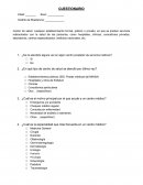 Ejemplo de Cuestionario para Investigación de Mercado