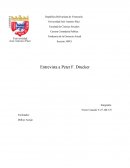 Entrevista a Peter F. Drucker