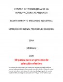 10 pasos para un proceso de selección efectivo