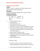 Proceso de Restauración Buffet