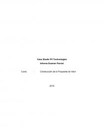 PV technologies. Página 1