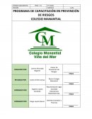PROGRAMA CAPACITACIÓN COLEGIO MANANTIAL