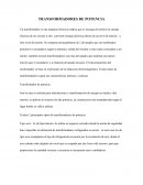 TRANSFORMADORES DE POTENCIA