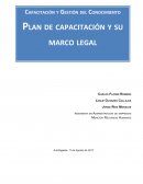 Plan de Capacitaciones y su marco legal