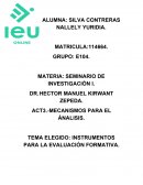 INSTRUMENTOS PARA LA EVALUACIÓN FORMATIVA