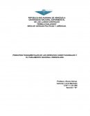 PRINCIPIOS FUNDAMENTALES DE LOS DERECHOS CONSTITUCIONALES Y EL PARLAMENTO NACIONAL VENEZOLANO