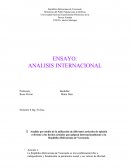 Analisis por medio de la utilización de diferentes articulos de opinión referente a los hechos actuales que golpean internacionalmente a la República Bolivariana de Venezuela
