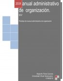 Manual de organización. Estructura Orgánica