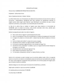 ELABORACION PRODUCTOS DE ASEO PIES. Página 1