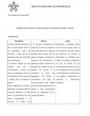INFORME DE RELACIÓN DE COMUNICACIÓN CON CONTEXTO LABORAL Y SOCIAL
