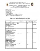 PLAN DE EVALUACIÓN FILOSOFÍA ÉTICA Y VALORES