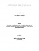 AUDITORIAS INTERNAS DE CALIDAD Y LA IMPORTANCIA PARA LOS PYMES EN COLOMBIA