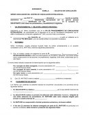 Solicitud de conciliación por indemnización