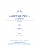 Ensayo La Complejidad del Ahorro