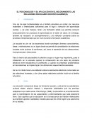 EL PSICOANÁLISIS Y SU APLICACIÓN EN EL MEJORAMIENTO LAS RELACIONES ESCOLARES DOCENTE