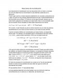 Reacciones de neutralizacion
