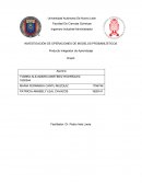 INVESTIGACIÓN DE OPERACIONES DE MODELOS PROBABILÍSTICOS
