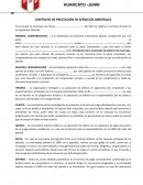 CONTRATO DE PRESTACIÓN DE SERVICIOS ARBITRALES