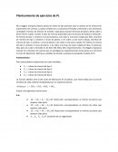 Planteamiento de ejercicios de PL