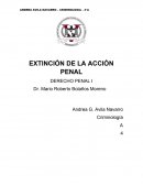 EXTINCIÓN DE LA ACCIÓN PENAL