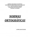 NORMAS ORTOGRÁFICAS